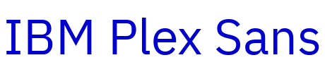 IBM Plex Sans الخط